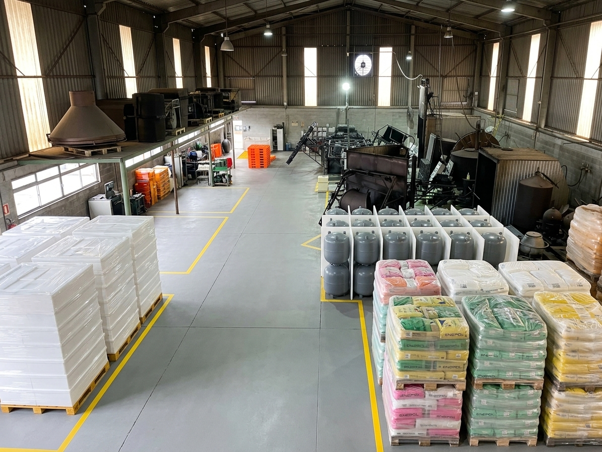 Fábrica da Roto Brasil em Araquari, Santa Catarina